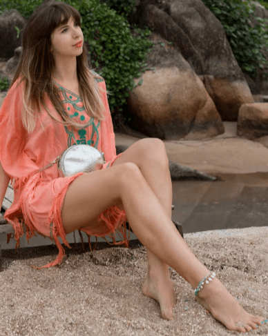 Indian woman anklet and toe ring